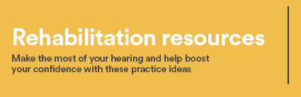 Cochlear Rehabilitation Resources