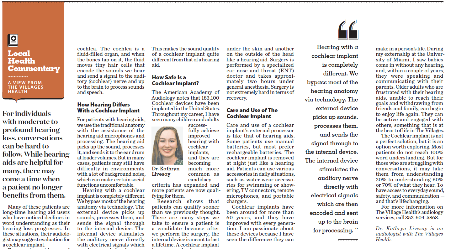 Cochlear Implant Program Growth and Marketing